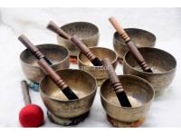 Antique Thadobati 7 Chakra Singing Bowl Set – Professionally Selected