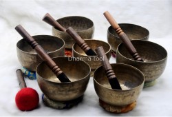 Antique Thadobati 7 Chakra Singing Bowl Set – Professionally Selected