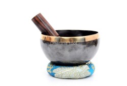 Handmade Black Tibetan Singing Bowl – Compact Sizes 4, 5 & 6 Inches