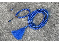Lapis Lazuli Prayer Beads Set – 108 Beads Mala & Bracelet