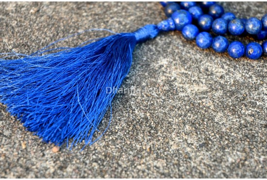 Lapis Lazuli Prayer Beads Set – 108 Beads Mala & Bracelet