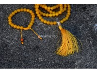 Yellow Jade Prayer Beads Set – 108 Beads Mala & Bracelet