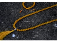Yellow Jade Prayer Beads Set – 108 Beads Mala & Bracelet