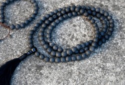 Lava Stone Prayer Beads Set – 108 Beads Mala & Bracelet