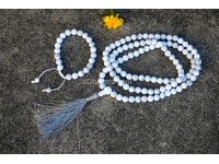 Howlite Prayer Beads Set – 108 Beads Mala & Bracelet
