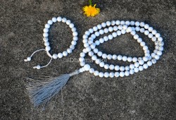 Howlite Prayer Beads Set – 108 Beads Mala & Bracelet