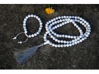 Howlite Prayer Beads Set – 108 Beads Mala & Bracelet