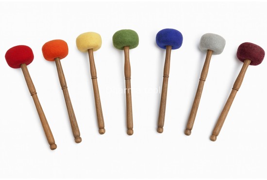Felt Striker for Singing Bowls & Gongs – Multi Size & Multi Color
