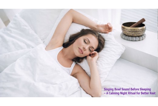 Singing Bowl Sound Before Sleeping – A Calming Night Ritual for Better Rest