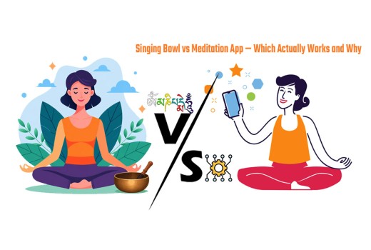 Singing Bowl vs Meditation App — Which Actually Works and Why