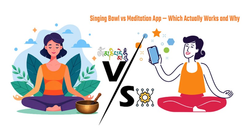Singing Bowl vs Meditation App — Which Actually Works and Why