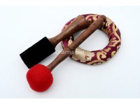 7-Inch Tibetan Singing Bowl – Tiger Eye Antique Finish for Meditation & Wellness