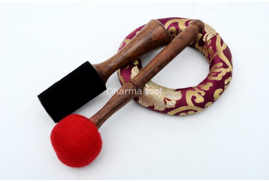 7-Inch Tibetan Singing Bowl – Tiger Eye Antique Finish for Meditation & Wellness