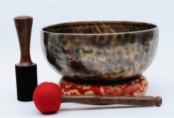 10-Inch Tibetan Singing Bowl – Deep Calm & Vibrational Relaxation Bowl