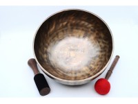 12-Inch Tibetan Singing Bowl – Full-Body Resonance & Therapeutic Vibration Bowl