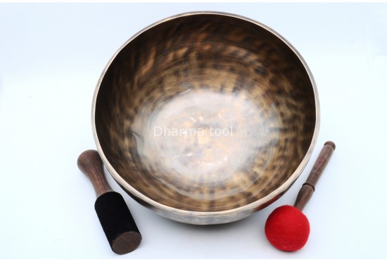 12-Inch Tibetan Singing Bowl – Full-Body Resonance & Therapeutic Vibration Bowl