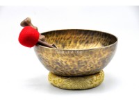 13-Inch Tibetan Singing Bowl – Large Resonance Bowl for Sound Baths & Healing