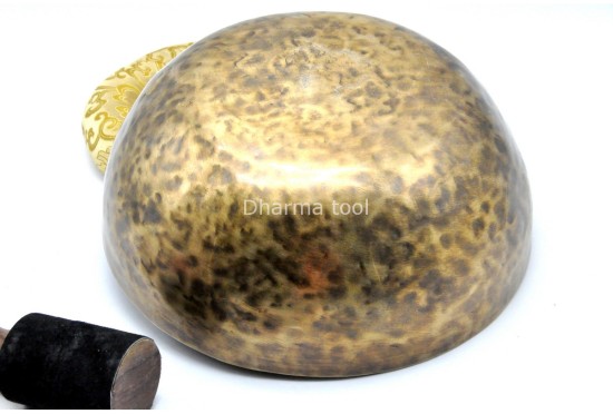 13-Inch Tibetan Singing Bowl – Large Resonance Bowl for Sound Baths & Healing