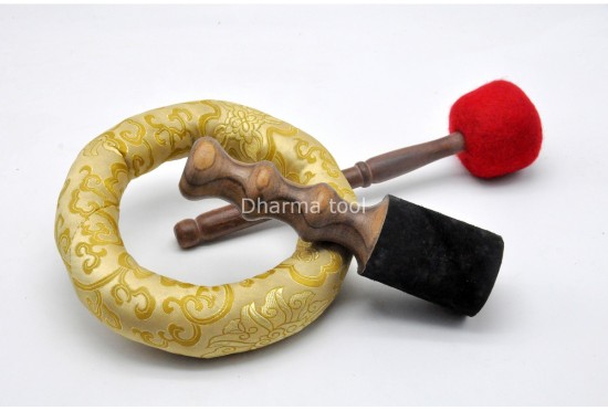 13-Inch Tibetan Singing Bowl – Large Resonance Bowl for Sound Baths & Healing