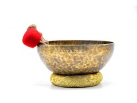 13-Inch Tibetan Singing Bowl – Large Resonance Bowl for Sound Baths & Healing