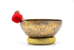 13-Inch Tibetan Singing Bowl – Large Resonance Bowl for Sound Baths & Healing