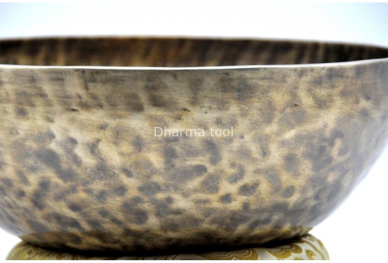 13-Inch Tibetan Singing Bowl – Large Resonance Bowl for Sound Baths & Healing