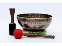 9-Inch Tibetan Singing Bowl – Grounding & Deep Vibrational Wellness Bowl