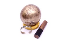 Palm Size Singing Bowl – Tiger Eye Antique Finish (4, 5 & 6 Inches)