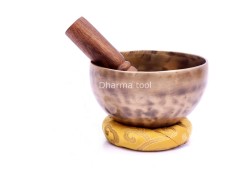Palm Size Singing Bowl – Tiger Eye Antique Finish (4, 5 & 6 Inches)