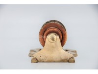 5-Inch Table Top Prayer Wheel – 4-Line Mantra & Endless Knot Base