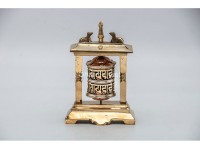 5.5 Inch Tibetan Prayer Wheel 2 Line Mantra Potala Gate Frame