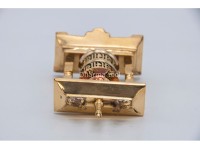 5.5 Inch Tibetan Prayer Wheel 2 Line Mantra Potala Gate Frame