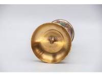 Tibetan Prayer Wheel – Eight Lucky Symbols & Stone Inlay