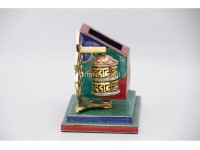 Prayer Wheel Pen Holder – Tibetan Desk Ornament
