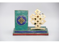 Prayer Wheel Pen Holder – Tibetan Desk Ornament