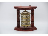 8 Inch Wall Hanging Tibetan Prayer Wheel 3 Line Mantra