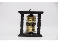 7.5-Inch Wall Hanging Tibetan Prayer Wheel – Austamangal Symbols