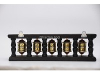 5-in-1 Tibetan Prayer Wheel – 13.5 Inch Wall Hanging or Tabletop