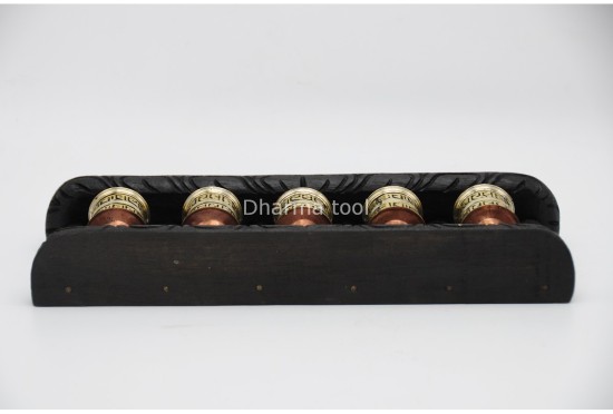 5-in-1 Tibetan Prayer Wheel – 13.5 Inch Wall Hanging or Tabletop