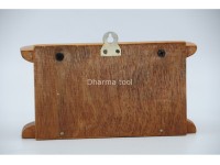 3 in 1 Tibetan Prayer Wheel 7 Inch Tabletop Wall Hanging