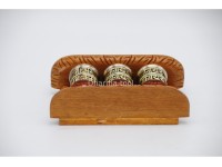 3 in 1 Tibetan Prayer Wheel 7 Inch Tabletop Wall Hanging