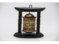 6 Inch Wall Hanging Tibetan Prayer Wheel Eight Lucky Symbols