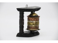 6 Inch Wall Hanging Tibetan Prayer Wheel Eight Lucky Symbols