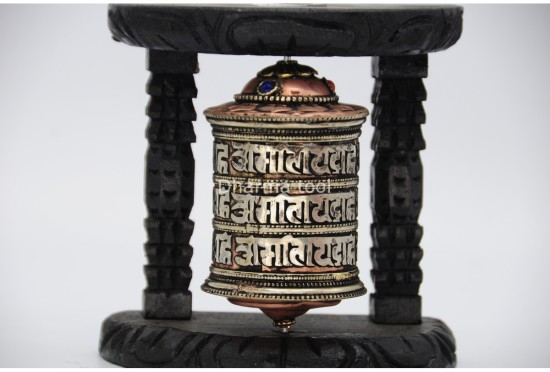 5-Inch Wall Hanging Tibetan Prayer Wheel – Mantra Wheel