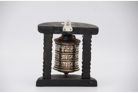 5-Inch Wall Hanging Tibetan Prayer Wheel – Mantra Wheel