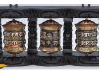 3 in 1 Tabletop Wall Hanging Tibetan Prayer Wheel