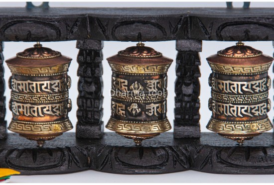 3 in 1 Tabletop Wall Hanging Tibetan Prayer Wheel