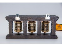 3 in 1 Tabletop Wall Hanging Tibetan Prayer Wheel