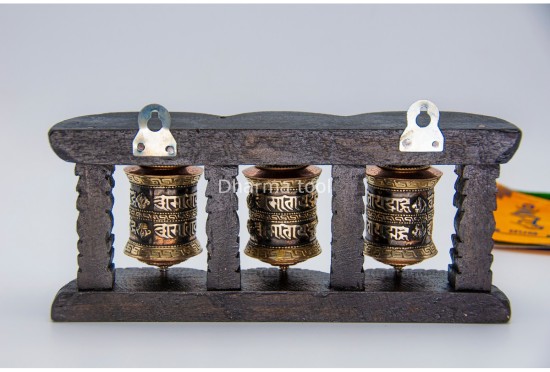 3 in 1 Tabletop Wall Hanging Tibetan Prayer Wheel