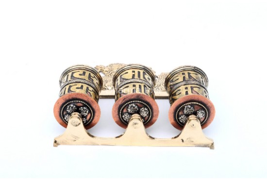 8 Inch Dragon Prayer Wheel Tabletop Wall Hanging